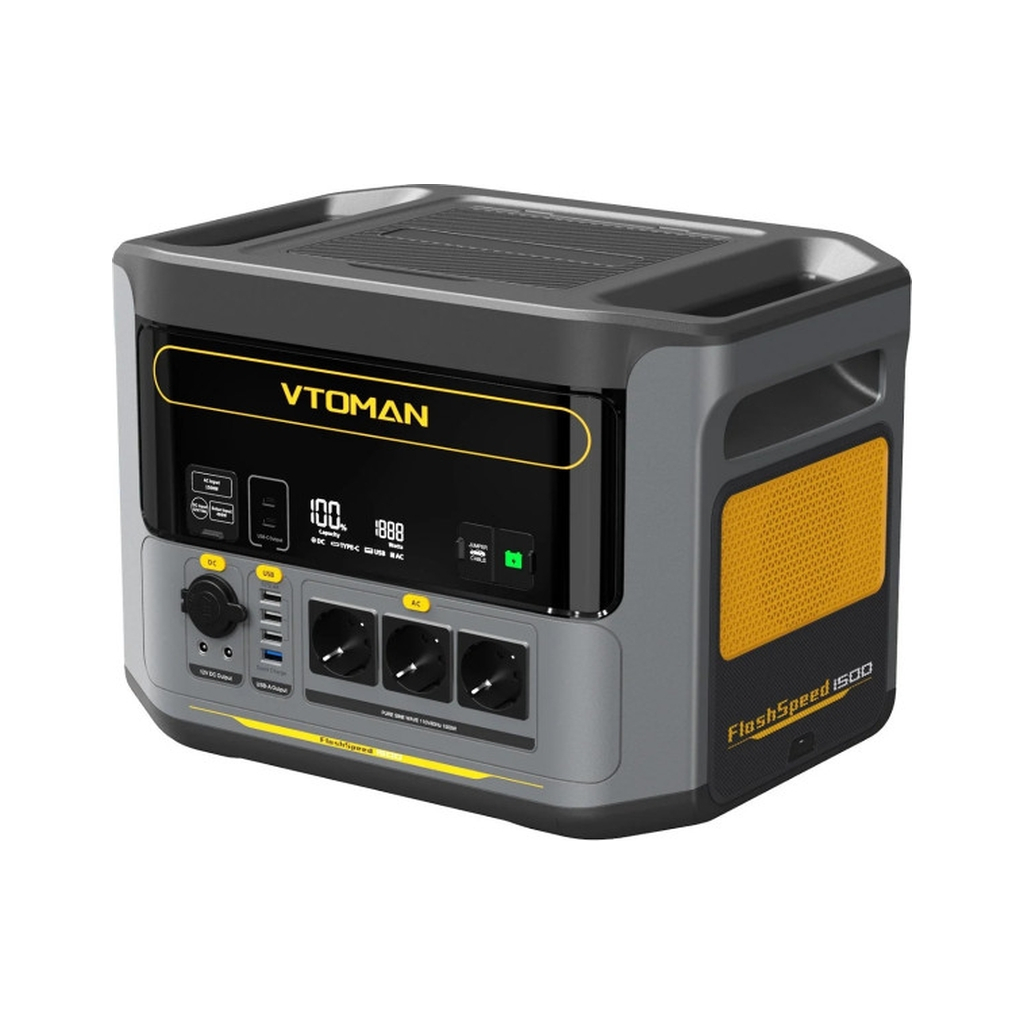 Зарядна станція Vtoman FlashSpeed 1500 PB-58 1500W 1548Wh (FlashSpeed 1500) - зображення 3