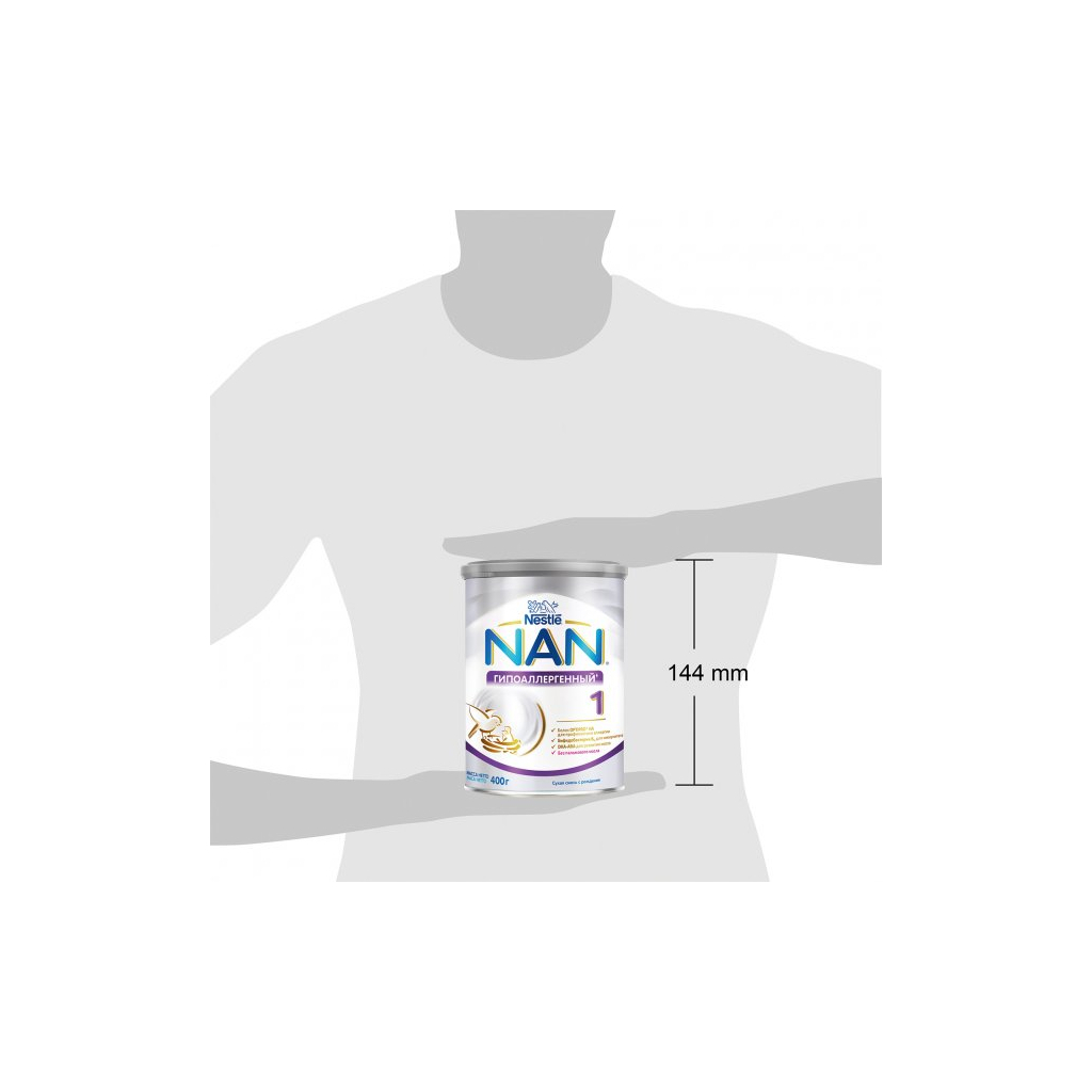 Дитяча суміш Nestle NAN 1 Гіпоалергенний +0 міс. 400 г (7613031251728) - зображення 6