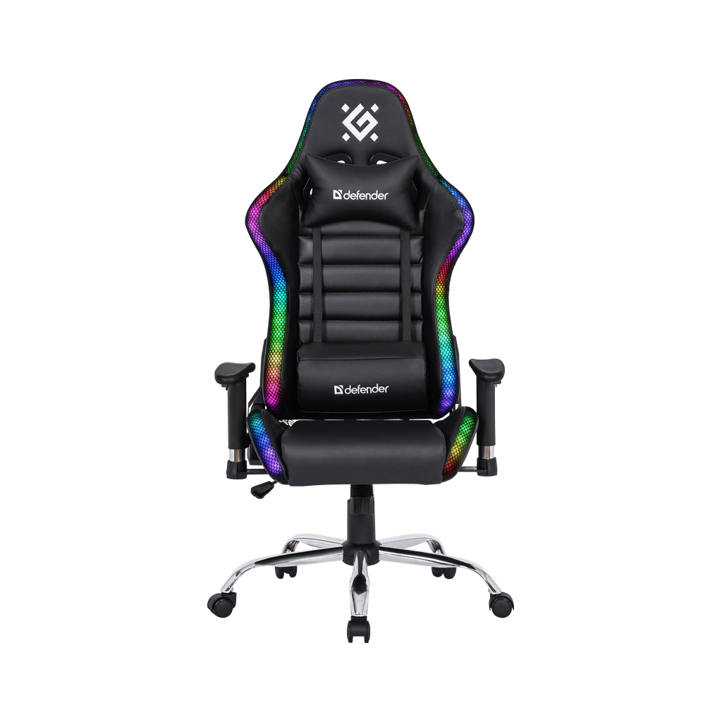 Крісло ігрове Defender Ultimate RGB Black (64355) - зображення 2