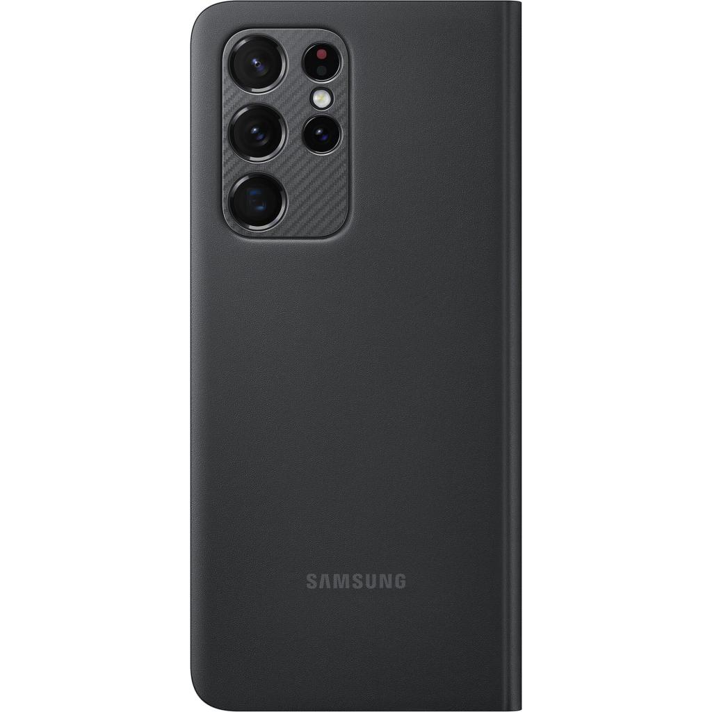 Чохол до мобільного телефона Samsung Smart Clear View Cover Galaxy S21 Ultra Black (EF-ZG998CBEGRU) - зображення 2