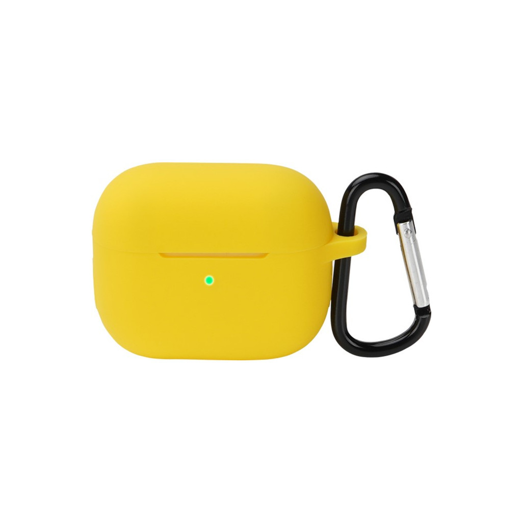 Чохол для навушників BeCover Silicon для Apple AirPods (3nd Gen) Yellow (707233) - изображение 2