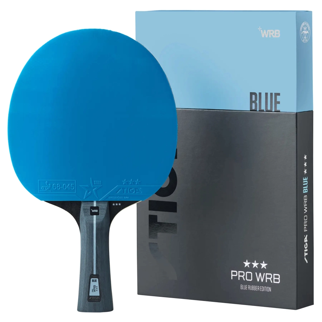 Ракетка для настільного тенісу Stiga Pro WRB Blue Edition 3 Star FL (1213-0006-01) (931185) - изображение 1