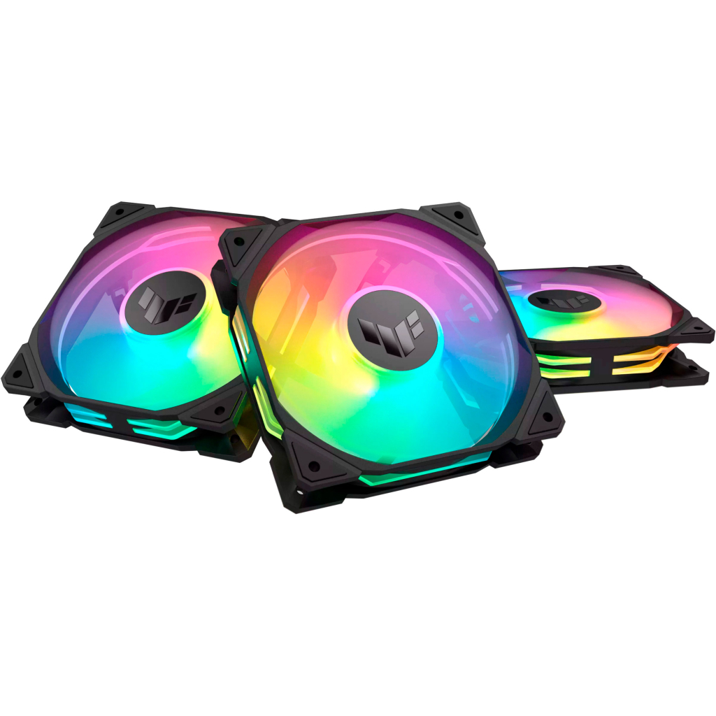 Кулер до корпусу ASUS TUF GAMING TR120 FAN ARGB BLACK 3IN1 (90DA0090-B09020) - изображение 1