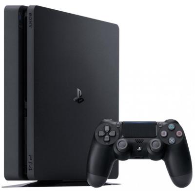 Ігрова консоль Sony PlayStation 4 Slim 500 Gb Black (HZD+GTS+UC4+Wargaming+PSPl) (9395270*) - зображення 1