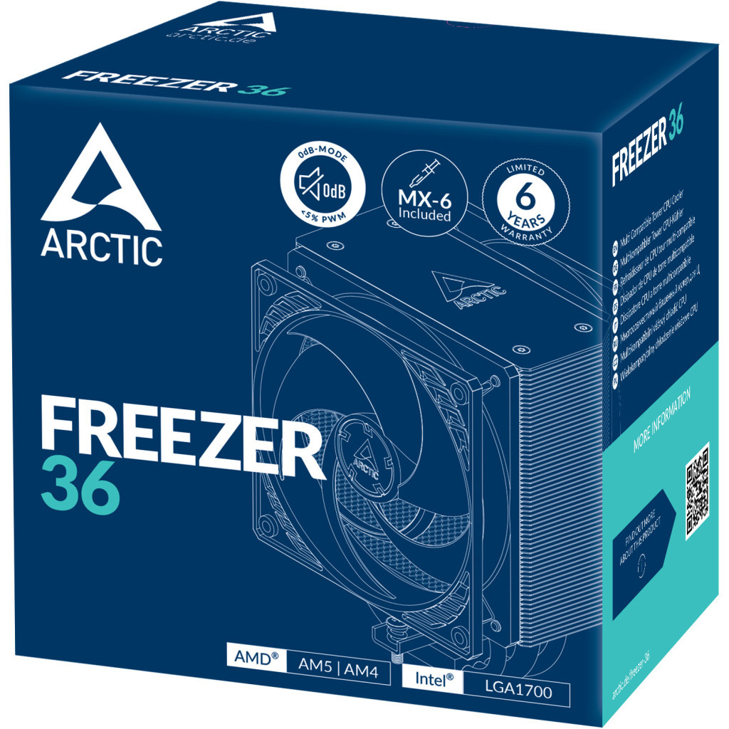 Кулер до процесора Arctic ACFRE00121A - зображення 6