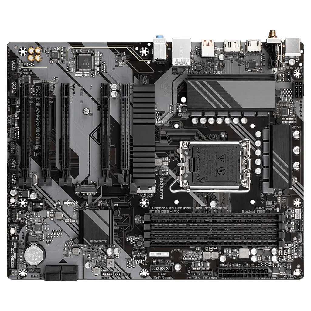 Материнська плата GIGABYTE B760 DS3H AX - зображення 4