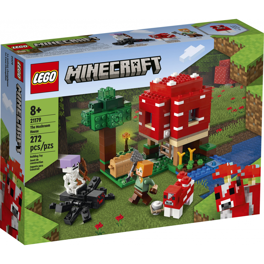 Конструктор LEGO Minecraft Грибний будинок 272 деталі (21179) - зображення 1