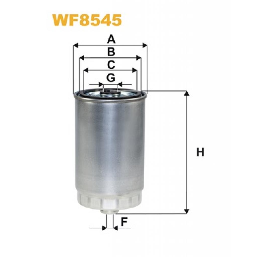 Фільтр паливний Wixfiltron WF8545 - зображення 1