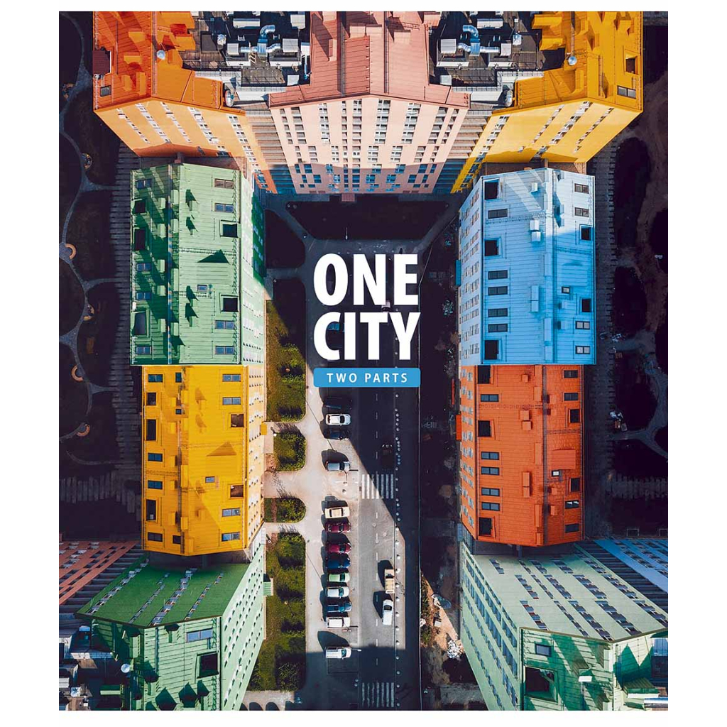 Зошит Школярик One city, two parts 80 аркушів лінія (080-3137L) - зображення 5