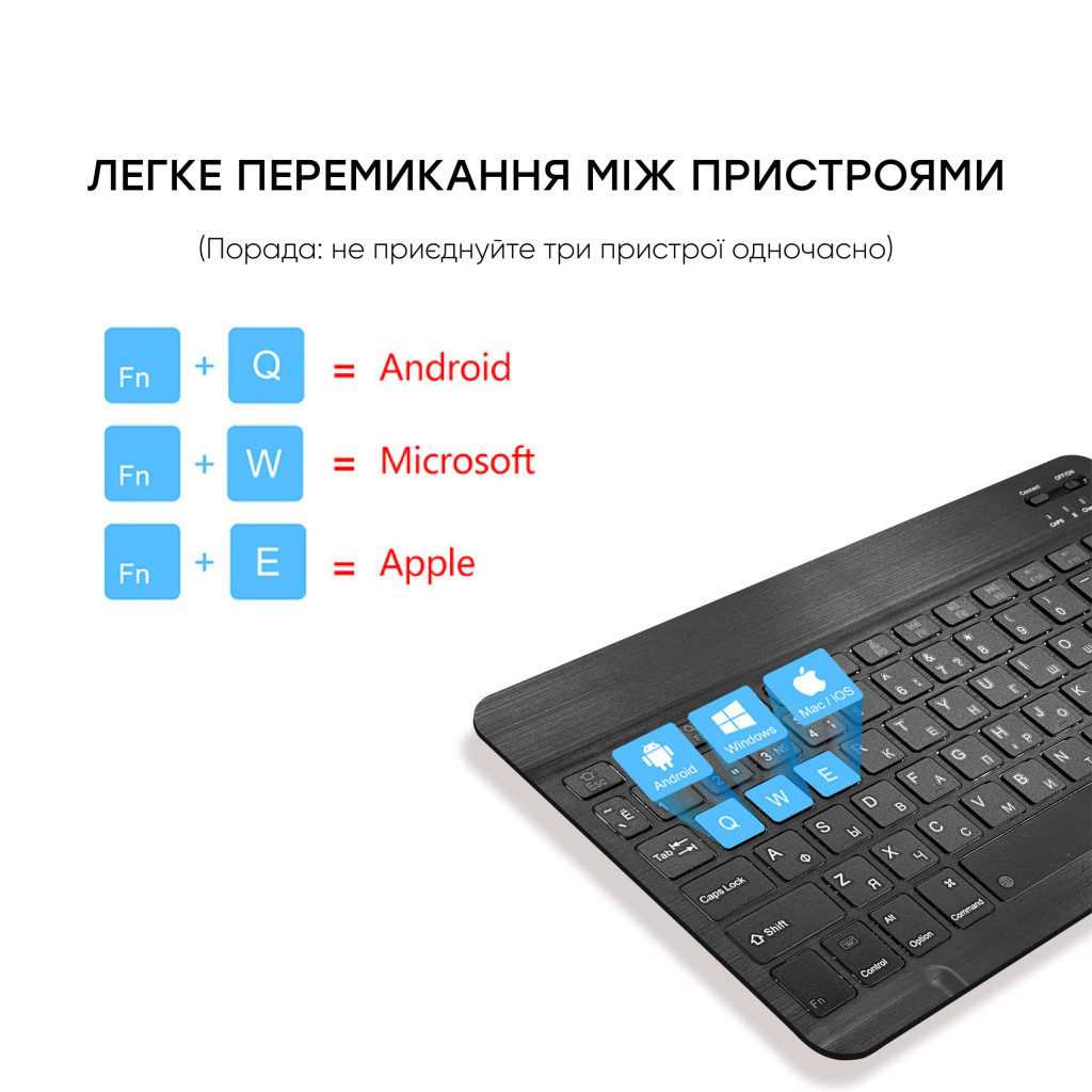 Чохол до планшета AirOn Premium Samsung Galaxy Tab S6 Lite (SM-P610/P615) + Bluetoot (4821784622497) - зображення 6
