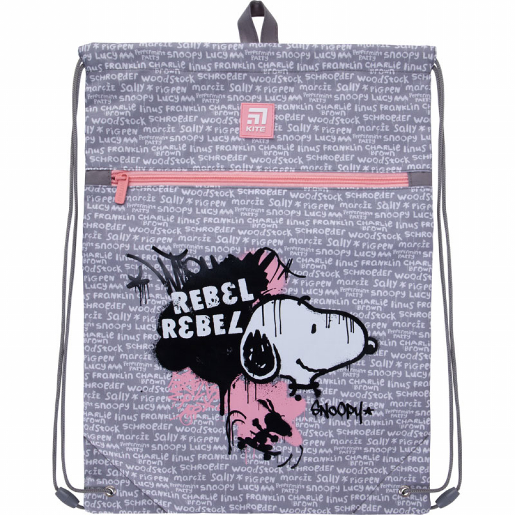 Сумка для взуття Kite Education Snoopy з кишенею (SN21-601L) - зображення 1