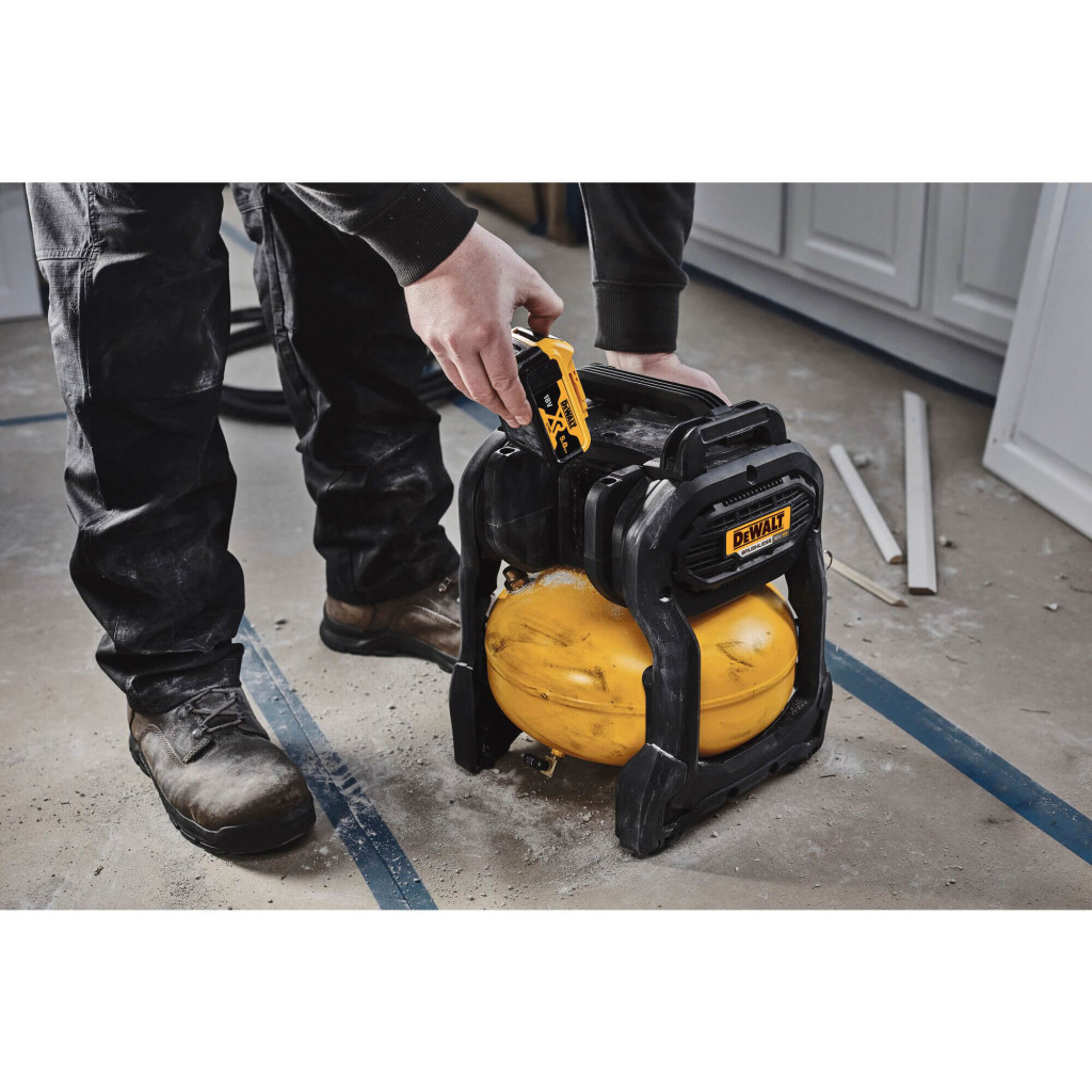 Компресор DeWALT безолійний, 18 B XR Li-lon, 48 л/хв (без АКБ та ЗП) (DCC1018N) - зображення 10