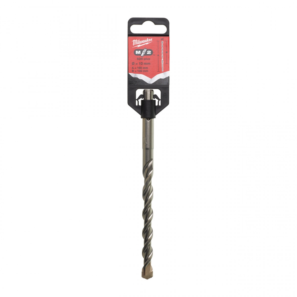 Бур Milwaukee SDS+ M2, 10,0х160х100мм (4932307073) - зображення 3