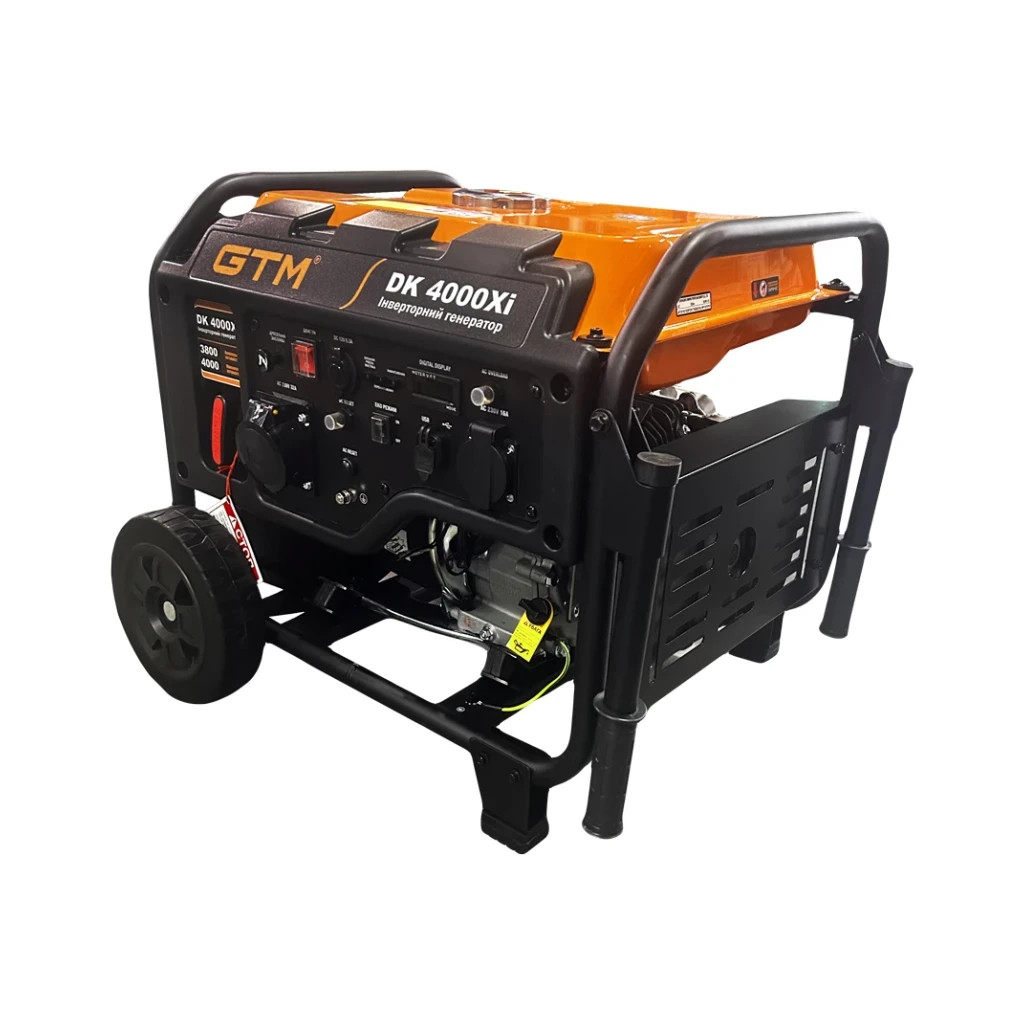 Генератор GTM інверторний DK4000Xi, 3,8kW ном. потужн., 230В, 50Гц, Ручн. Старт. - зображення 1
