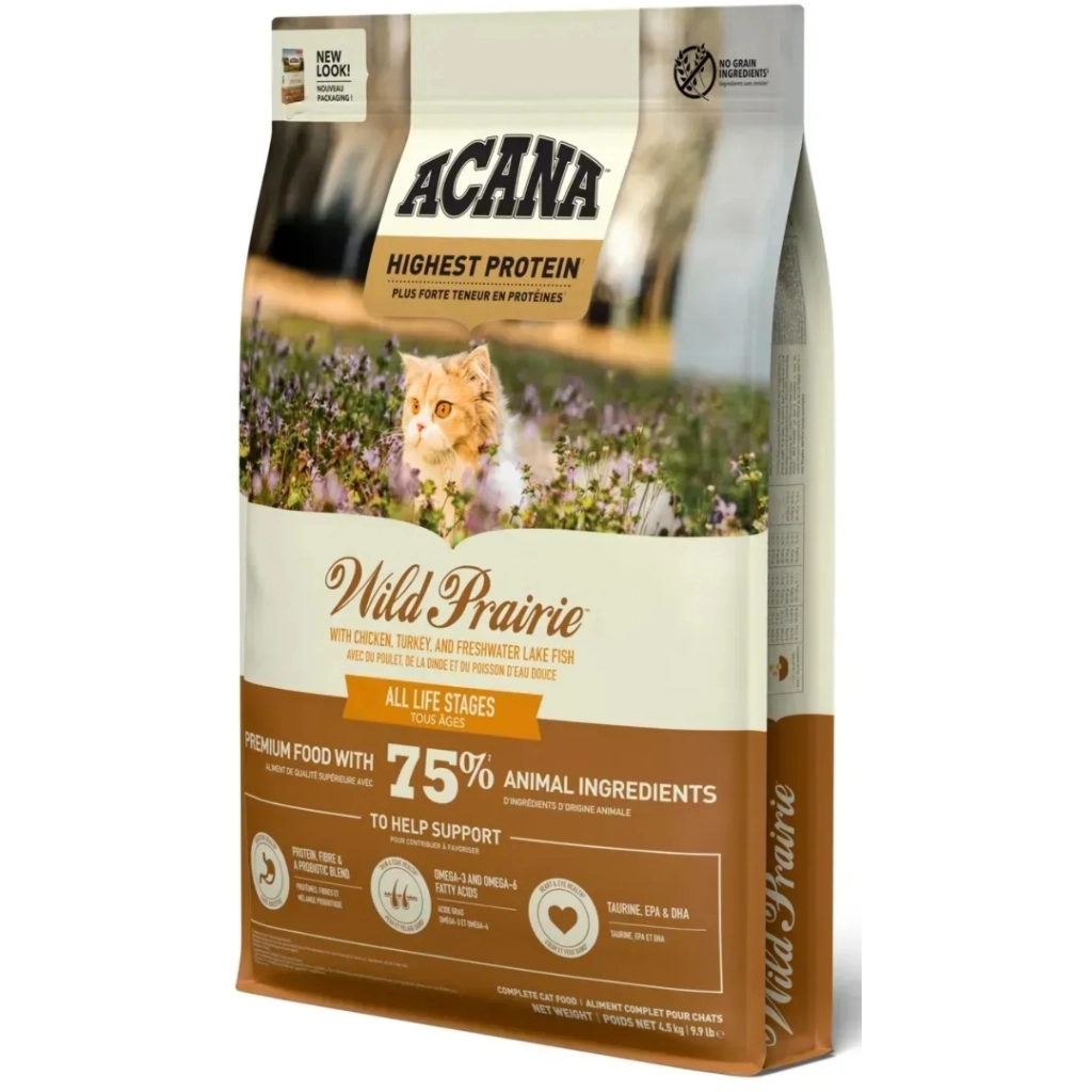 Сухий корм для кішок ACANA Wild Prairie Cat 4.5 кг (0064992714581) - зображення 1