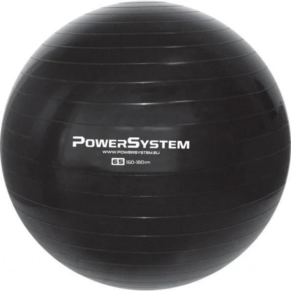 М'яч для фітнесу Power System PS-4012 65cm Black (4012BK-0) - зображення 1