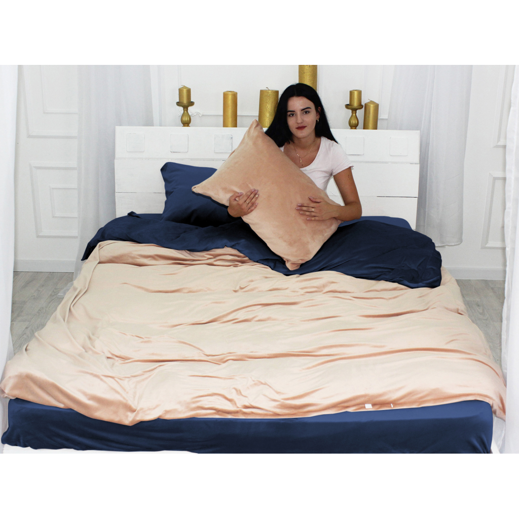 Постільна білизна MirSon Велюр Winter Frost 28-0004 + 28-0006 Ruellia Velvet 2х160х220 (2200004010663) - зображення 2