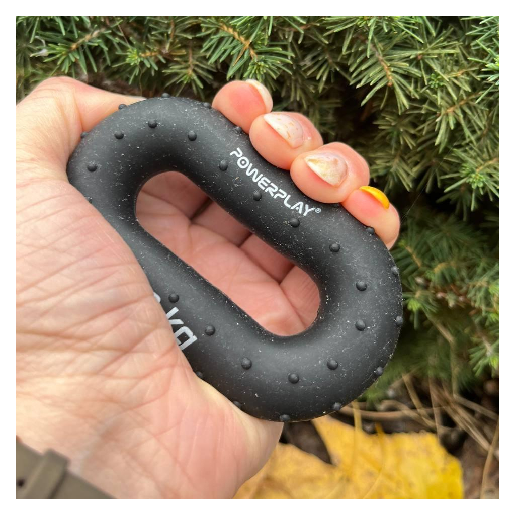 Еспандер PowerPlay PP-4337 Hand Grip Hard 30 кг Чорний (PP_4337_Black_30kg) - зображення 3