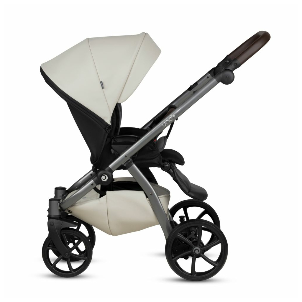 Коляска TUTIS Uno5 plus LEATHER COLLECTION Black Sesame (1402168) - зображення 5