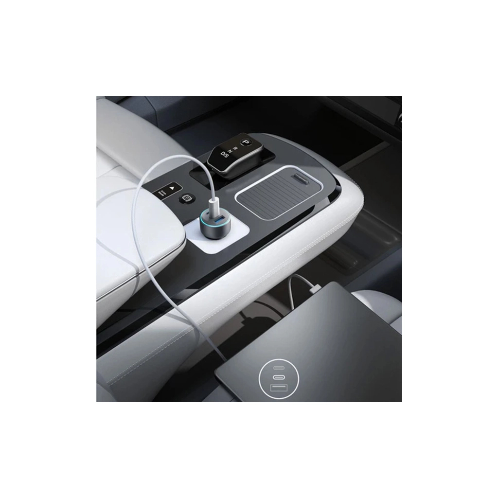 Зарядний пристрій Anker 325 PowerDrive USB-C PD67W + USB-A 22.5W Black (A2731HA1) - зображення 2