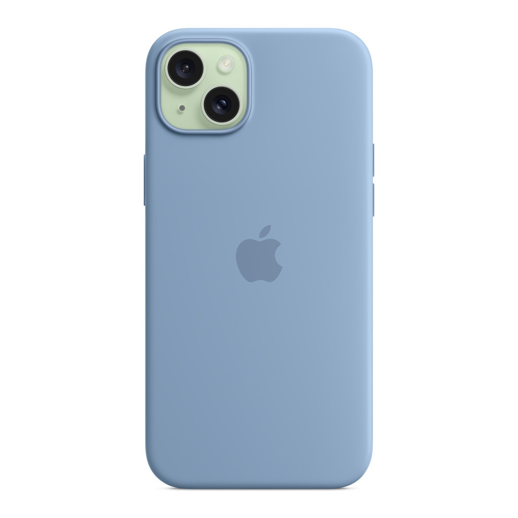 Чохол до мобільного телефона Apple iPhone 15 Plus Silicone Case with MagSafe Winter Blue (MT193ZM/A) - зображення 4