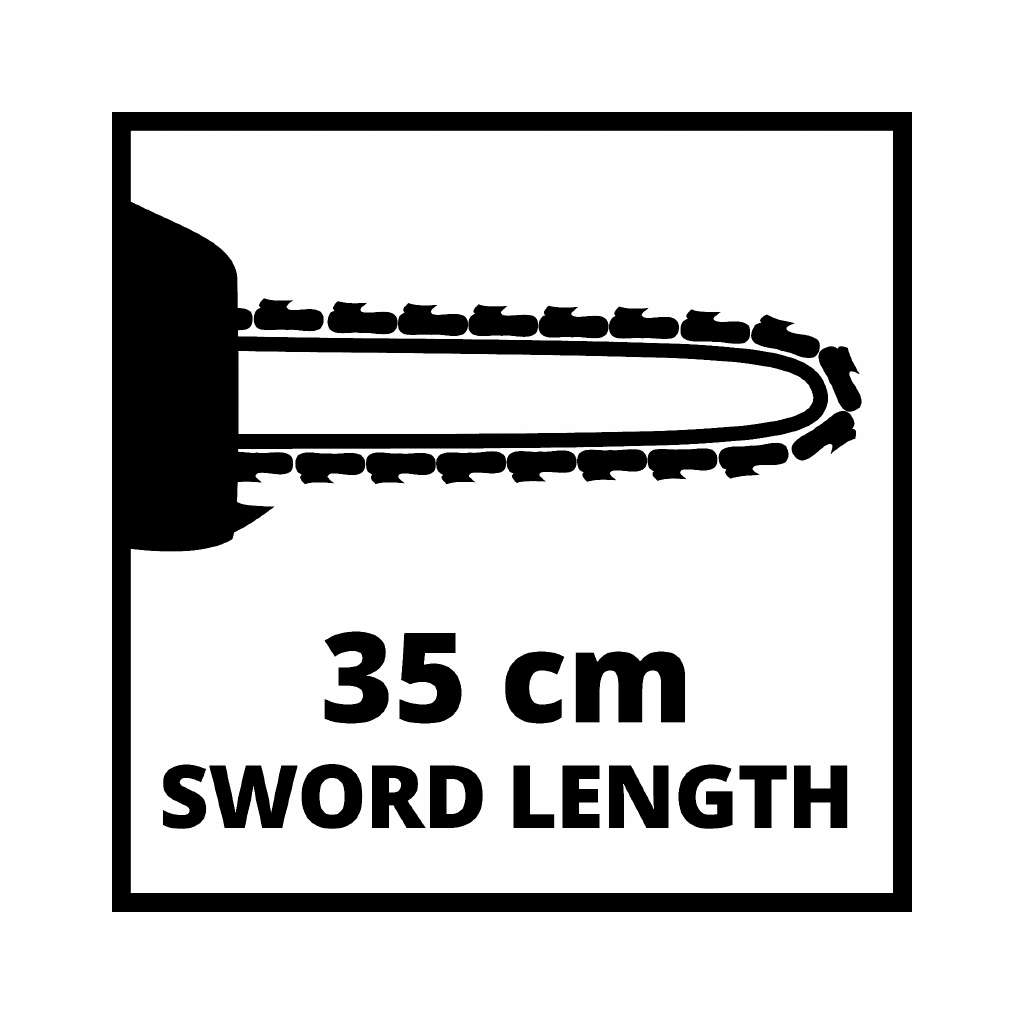 Ланцюгова пила Einhell Power-X-Change GE-LC 36/35 Li-Solo, 36 В (без АКБ и ЗУ.) (4501780) - зображення 2