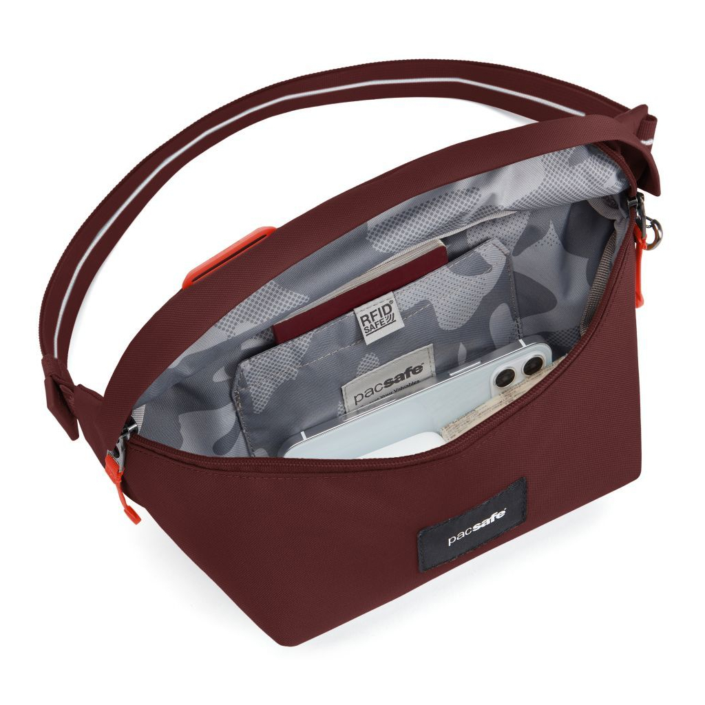 Сумка Pacsafe GO sling pack Бургунді (35100345) - зображення 6