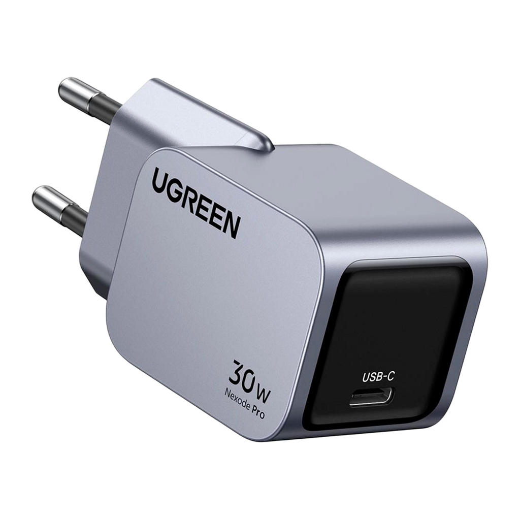 Зарядний пристрій Ugreen USB-C PD30W GaN X703 gray (35006) - зображення 3