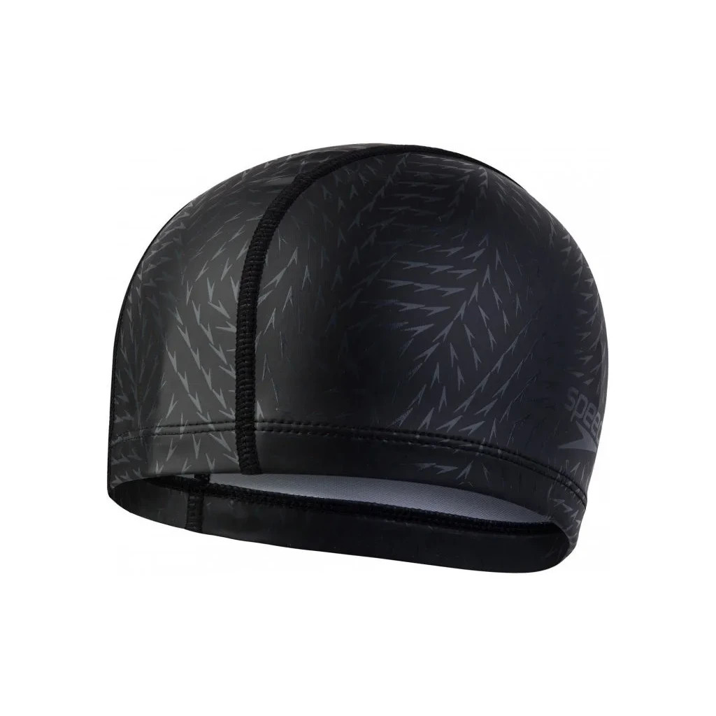 Шапка для плавання Speedo Boom Ultra Pace Cap Au сірий, чорний 8-128169512 OSFM (5053744632940) - зображення 1