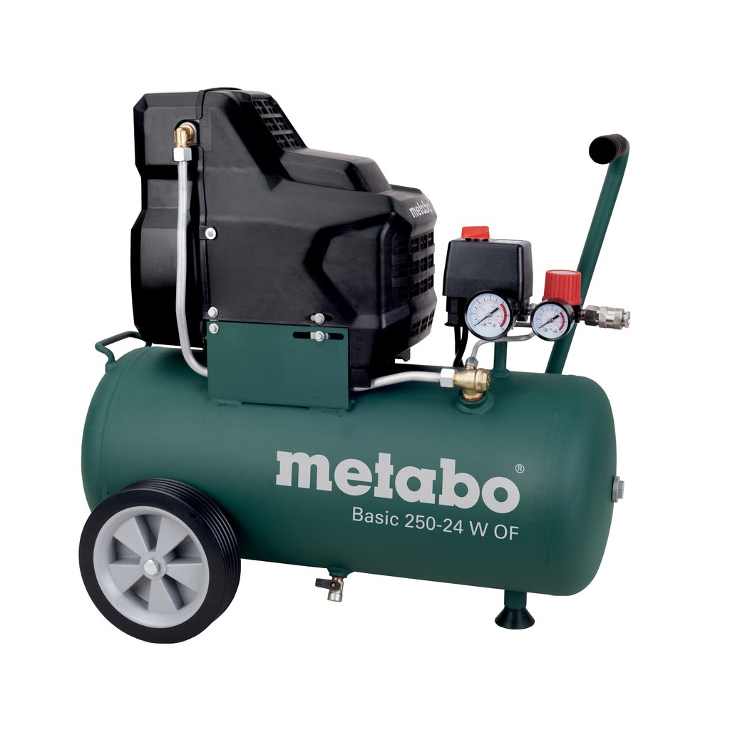 Компресор Metabo безоливний Basic 250-24 W OF (601532000) - зображення 1