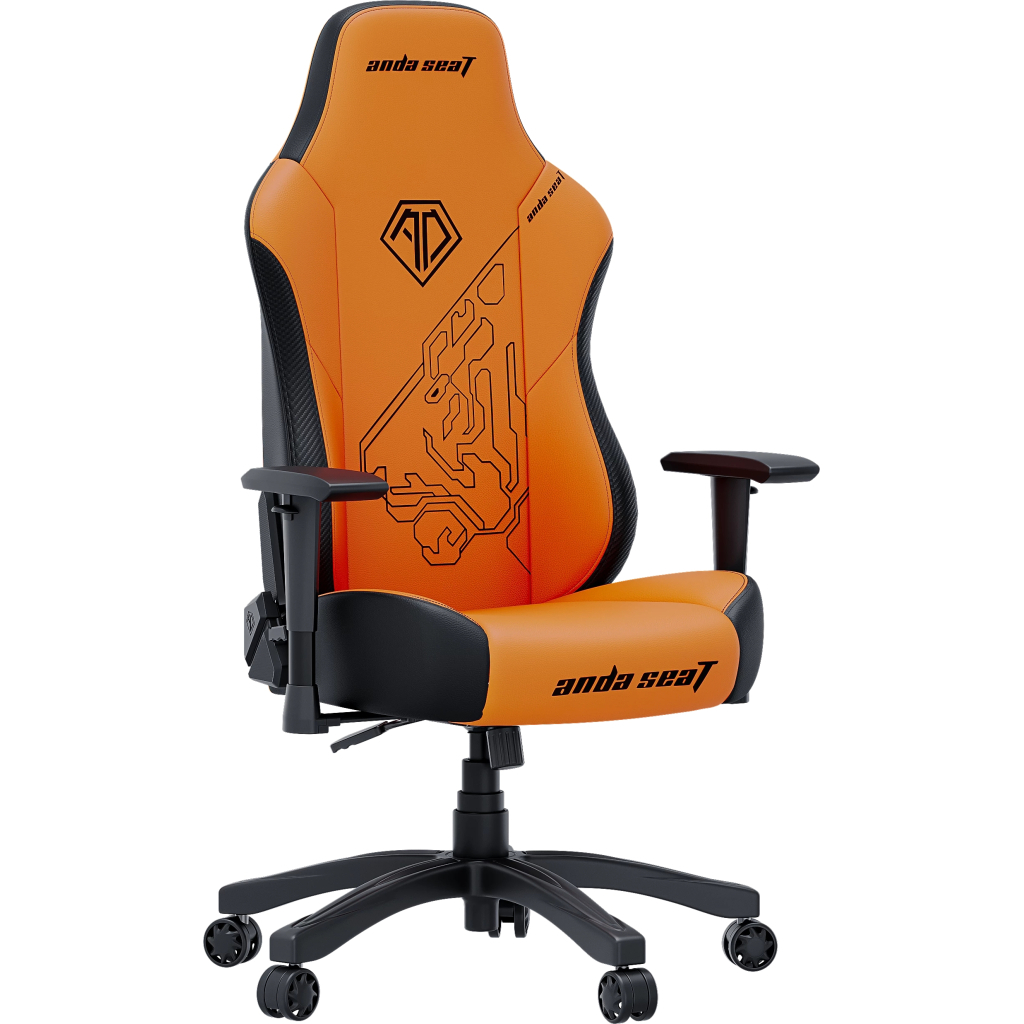 Крісло ігрове Anda Seat Phantom Tiger Edition Size L Orange (AD18Y-14-OB-PV/C) - зображення 5