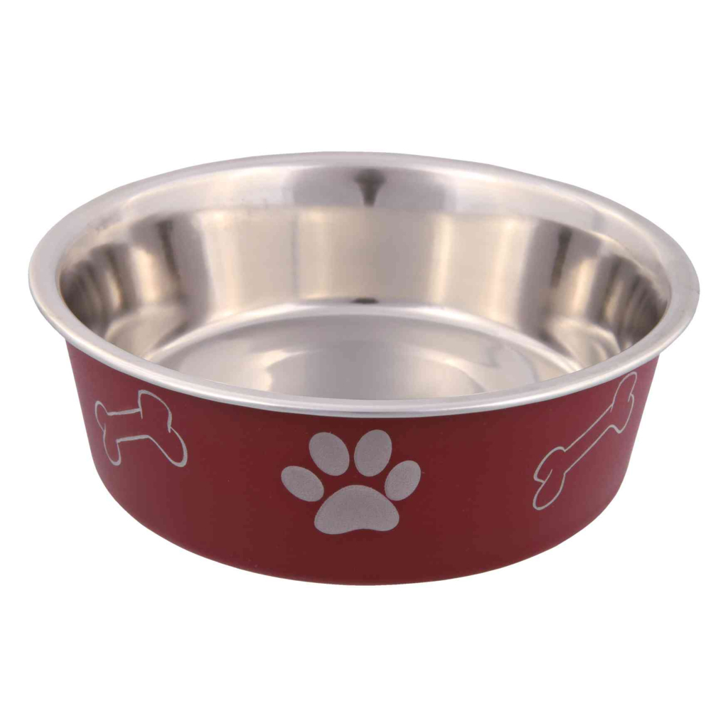 Посуд для собак Trixie Миска металева 450 мл/14 см (кольори в асортименті) (4011905252421) - зображення 2