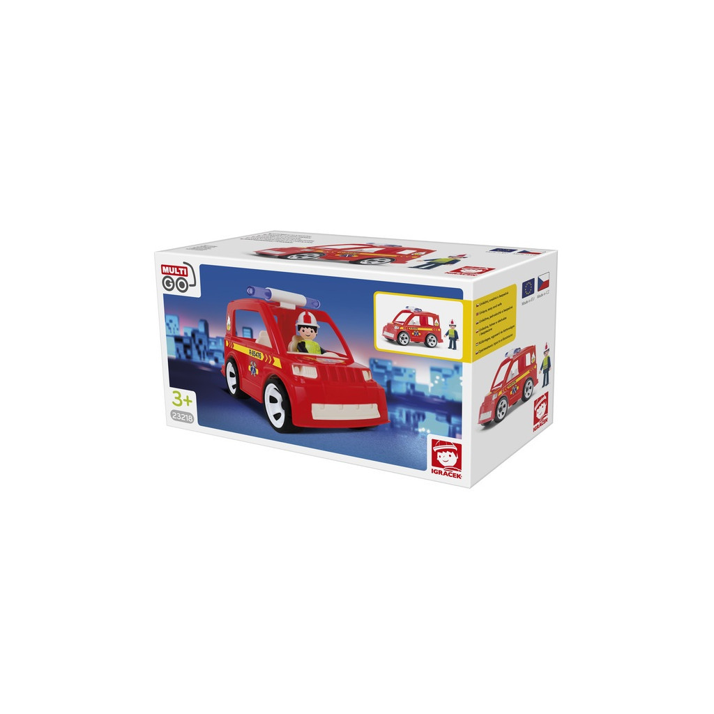 Спецтехніка Multigo CAR WITH FIREMAN Автомобіль пожежного (23218) - зображення 2
