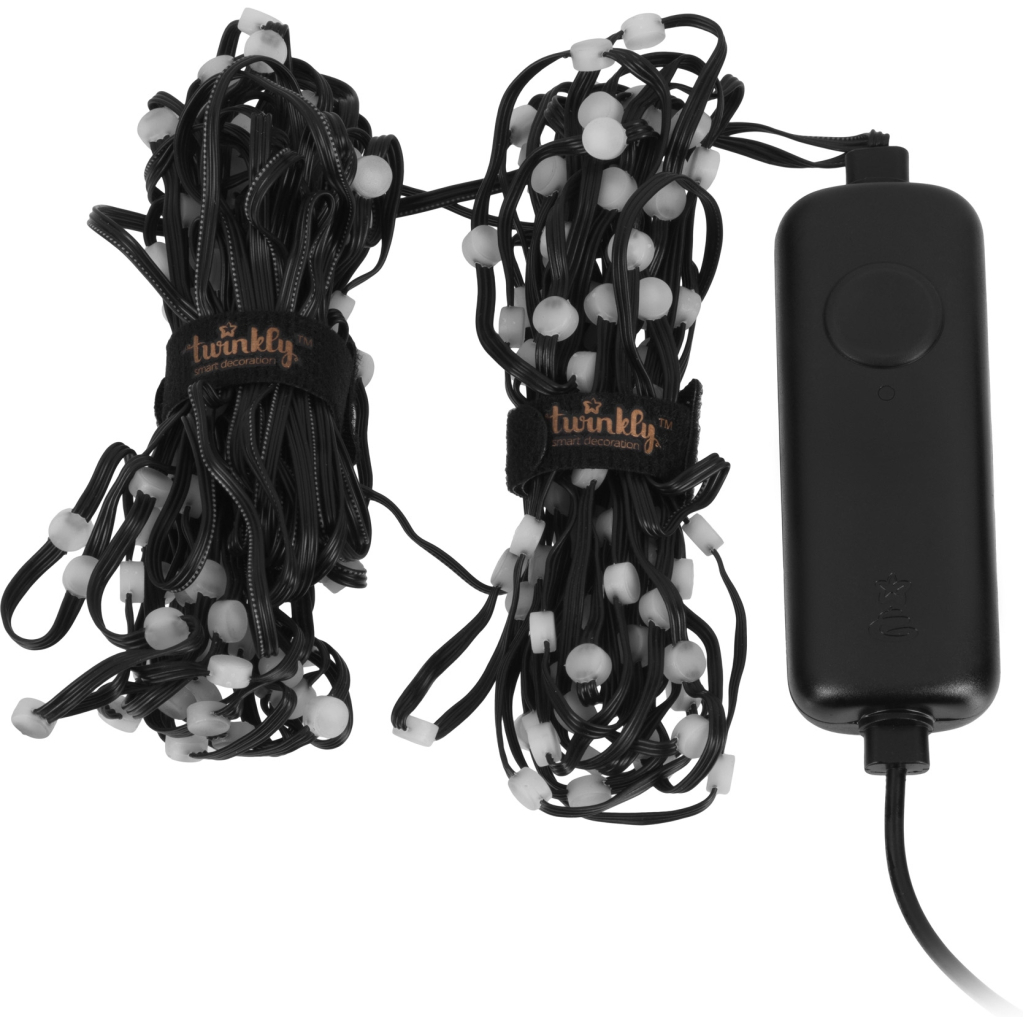 Гірлянда Twinkly Smart LED Dots Lights RGB 200 Gen II, IP44, 10м, прозорий (TWD200STP-BEU) - зображення 2