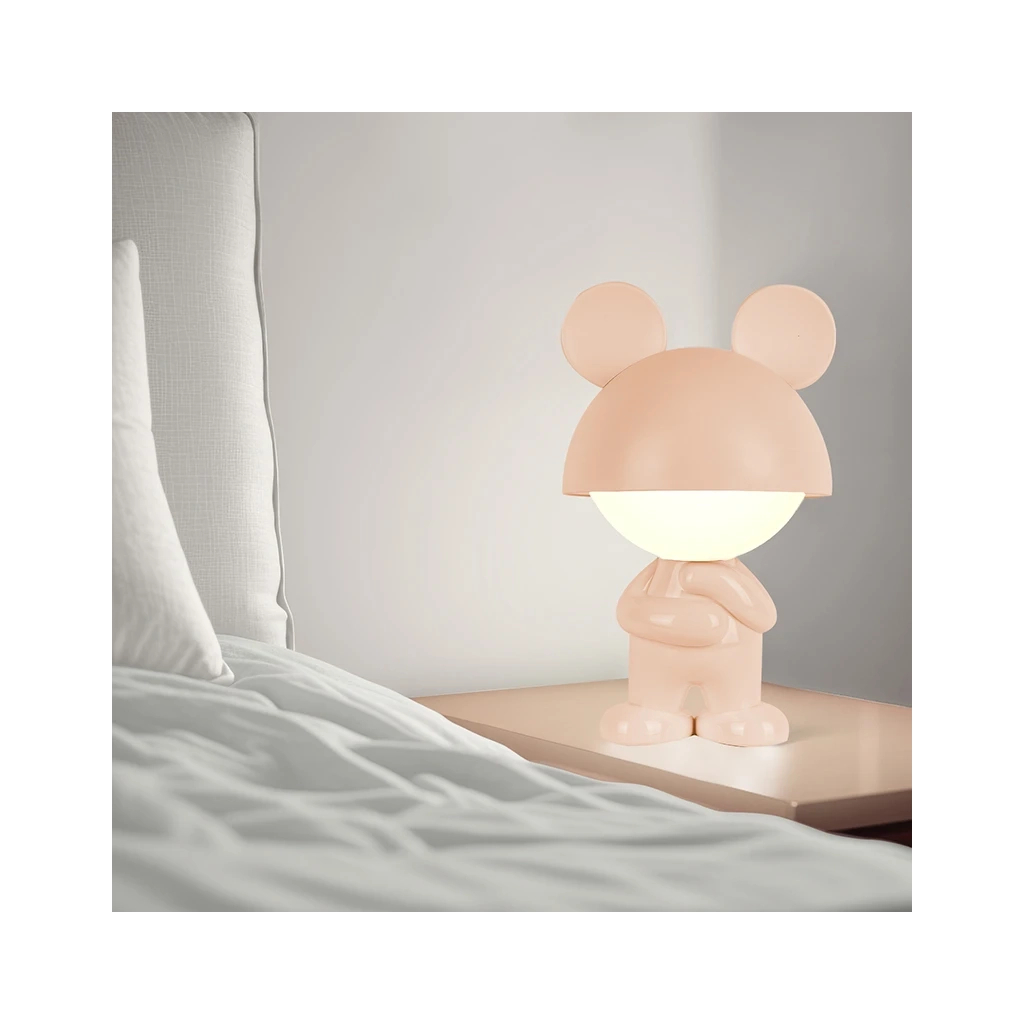 Нічник Kite Світильник LED з акумулятором Dreamy Mouse, персиковий (K25-315-2-4) - зображення 5