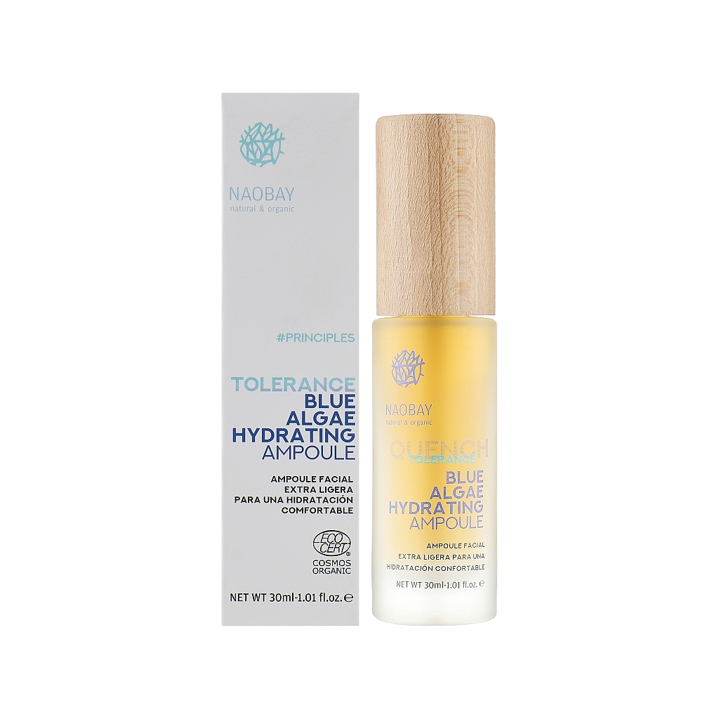 Сироватка для обличчя Naobay Principles Tolerance Blue Algae Hydrating Ampoule 30 мл (8436568902111) - зображення 2