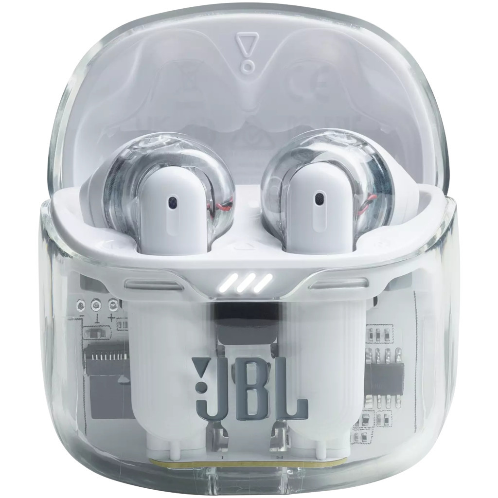 Навушники JBL Tune Flex Ghost Edition White (JBLTFLEXGWHT) - зображення 4