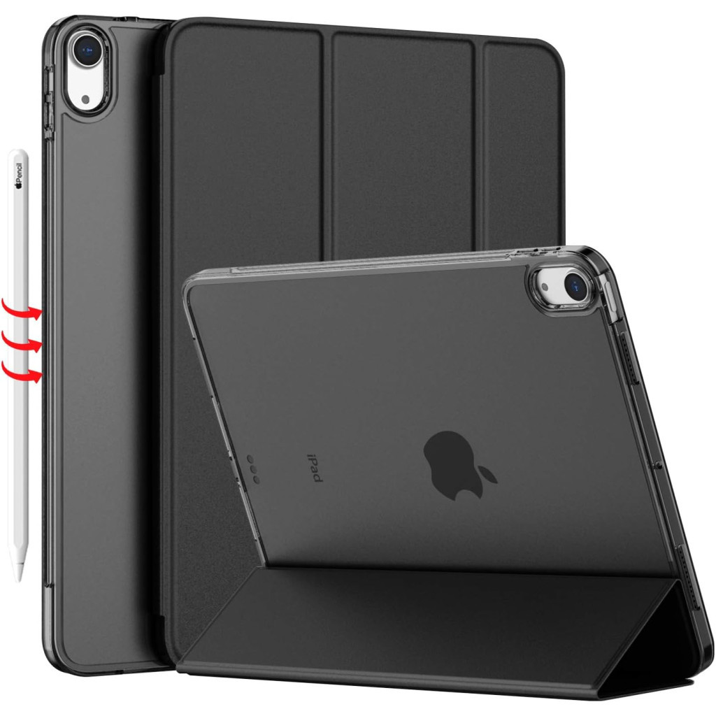 Чохол до планшета BeCover Tri Fold Hard Apple iPad Air (4/5) 2020/2022 10.9" Black (709661) (709661) - зображення 2