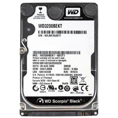 Жорсткий диск для ноутбука 2.5" 320GB WD (# WD3200BEKT-FR #) - зображення 1