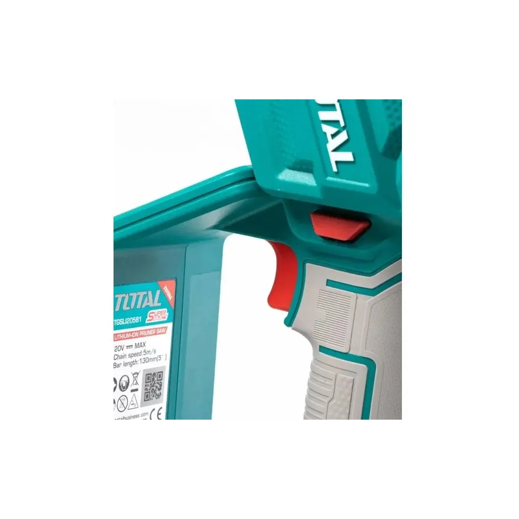 Ланцюгова пила Total TGSLI20581 міні, акум., 20В, 2Ah, шина 13см (TGSLI20581) - зображення 8