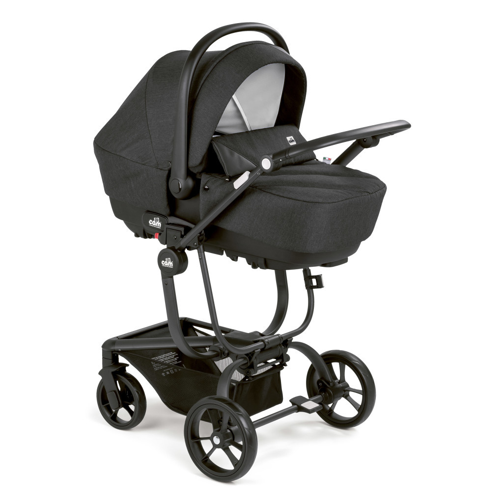Коляска Cam 3 в 1 Taski Sport антрацит (910/872) - зображення 1