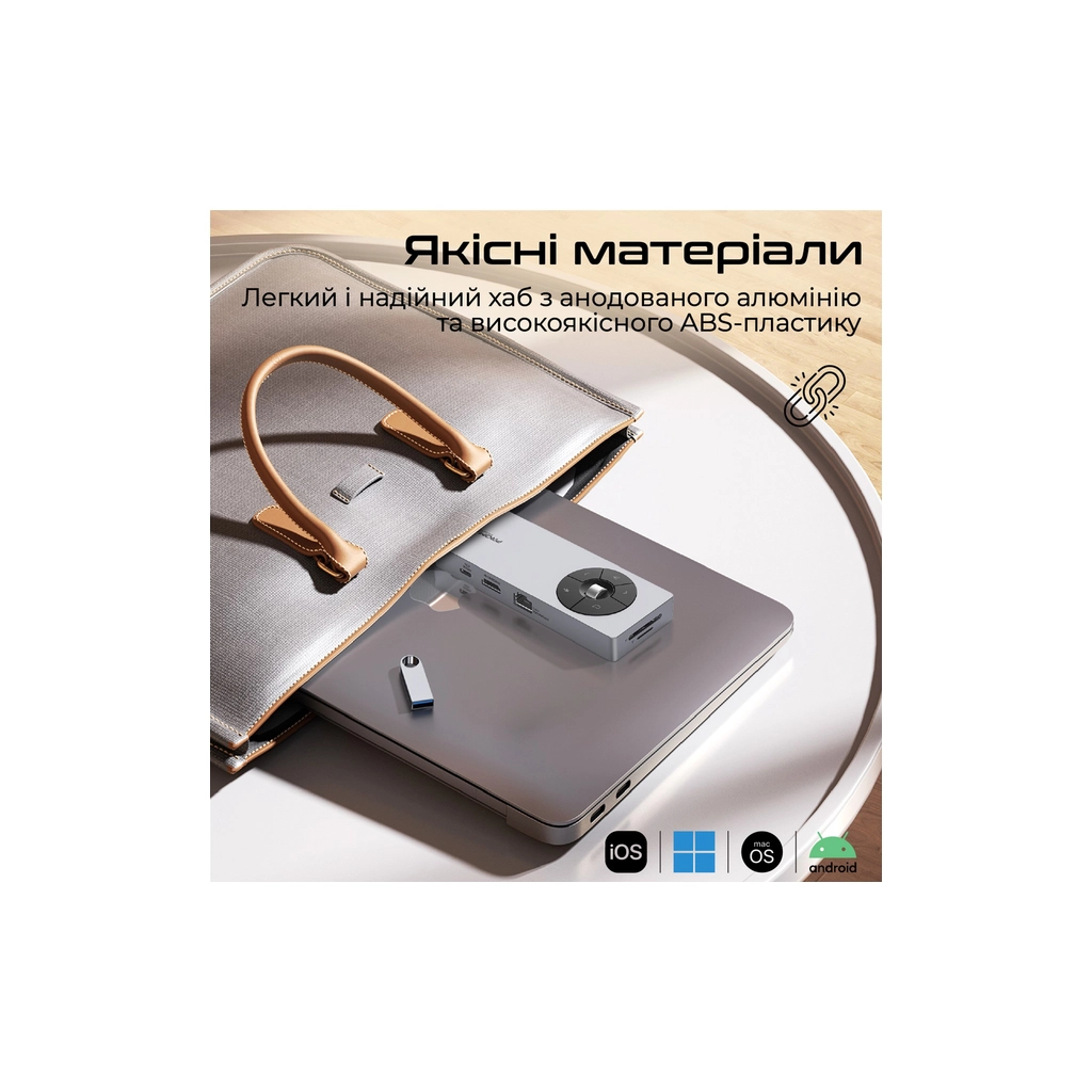 Концентратор Promate USB-C 14-in-1 Promate comandhub-pro (comandhub-pro) - изображение 8
