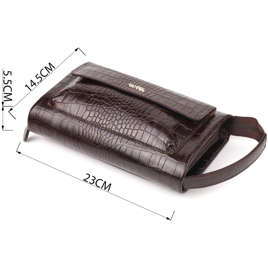 Сумка Canpellini З натуральної шкіри Коричнева (21561) - зображення 3