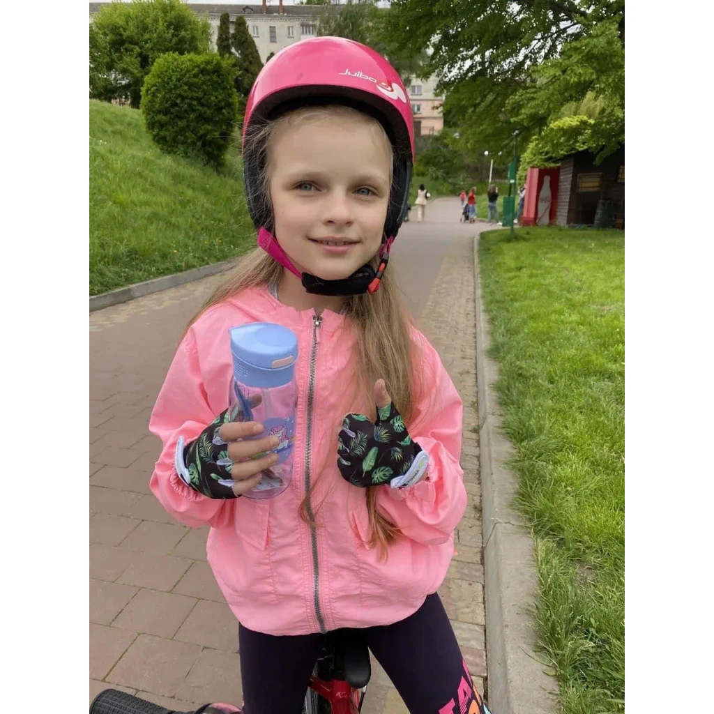 Велорукавиці PowerPlay 001 Чорні листівки XS (SALE_001_Black_XS) - зображення 4