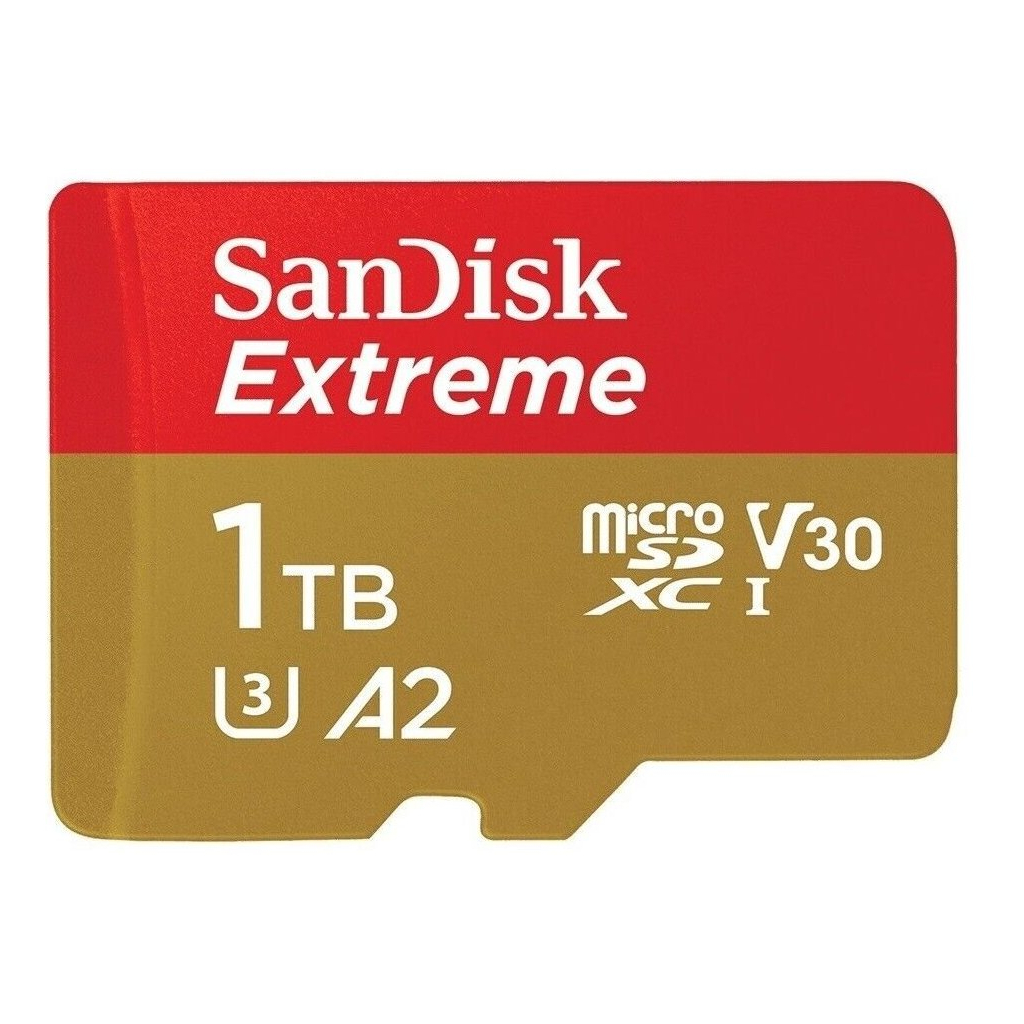Карта пам'яті SanDisk 1 TB microSDXC UHS-I U3 V30 A2 Extreme (SDSQXAV-1T00-GN6MN) - зображення 1