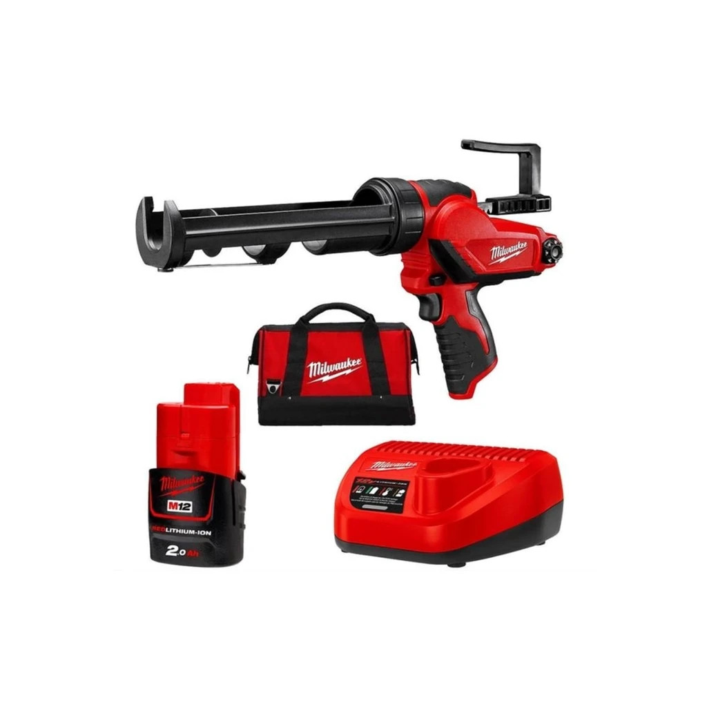 Пістолет для герметика Milwaukee M12 PCG/310C-201B, 2Ah (4933441655) - изображение 4