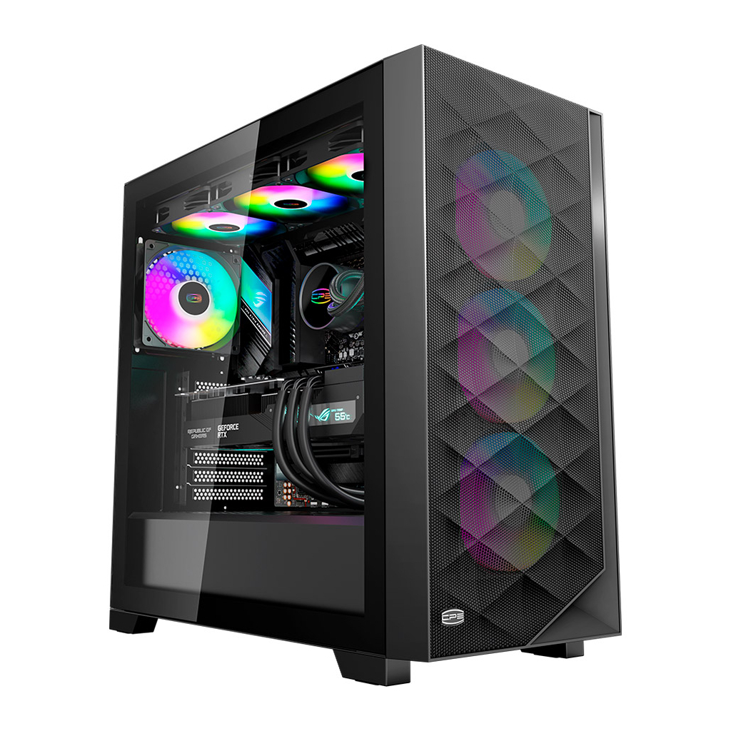 Корпус для ПК PcCooler C3D510 BK ARGB - зображення 6