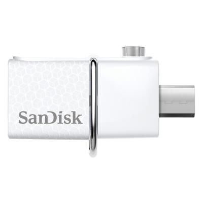 USB флеш накопичувач SanDisk 32GB Ultra Dual Drive White OTG USB 3.0 (SDDD2-032G-G46W) - зображення 2