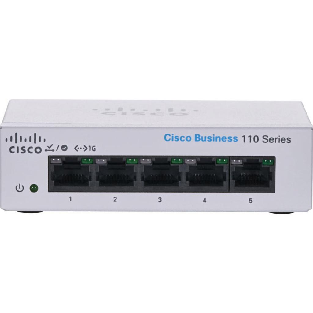 Комутатор мережевий Cisco CBS110-5T-D-EU - зображення 2