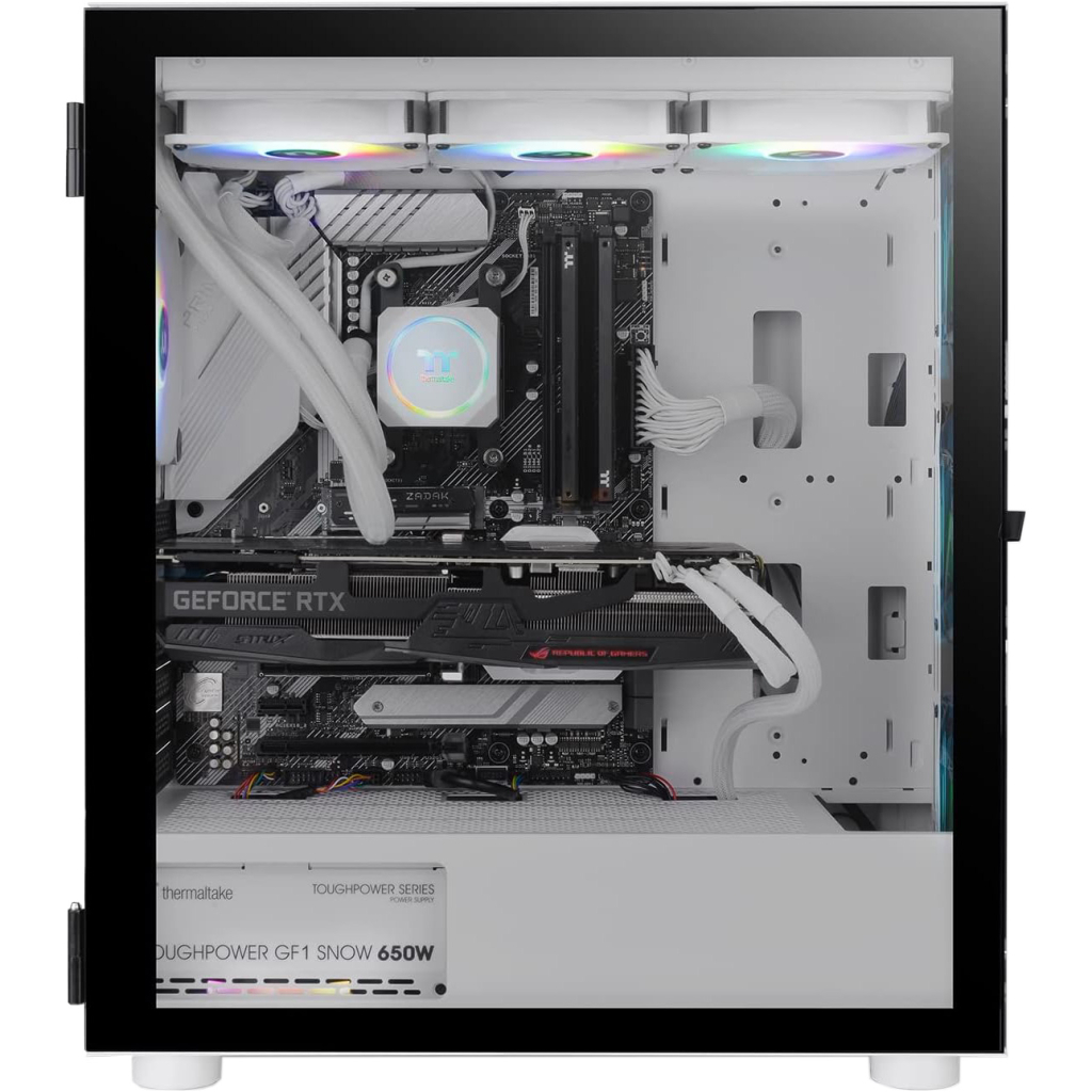 Корпус ThermalTake H570 TG ARGB Snow White (CA-1T9-00M6WN-01) - зображення 3